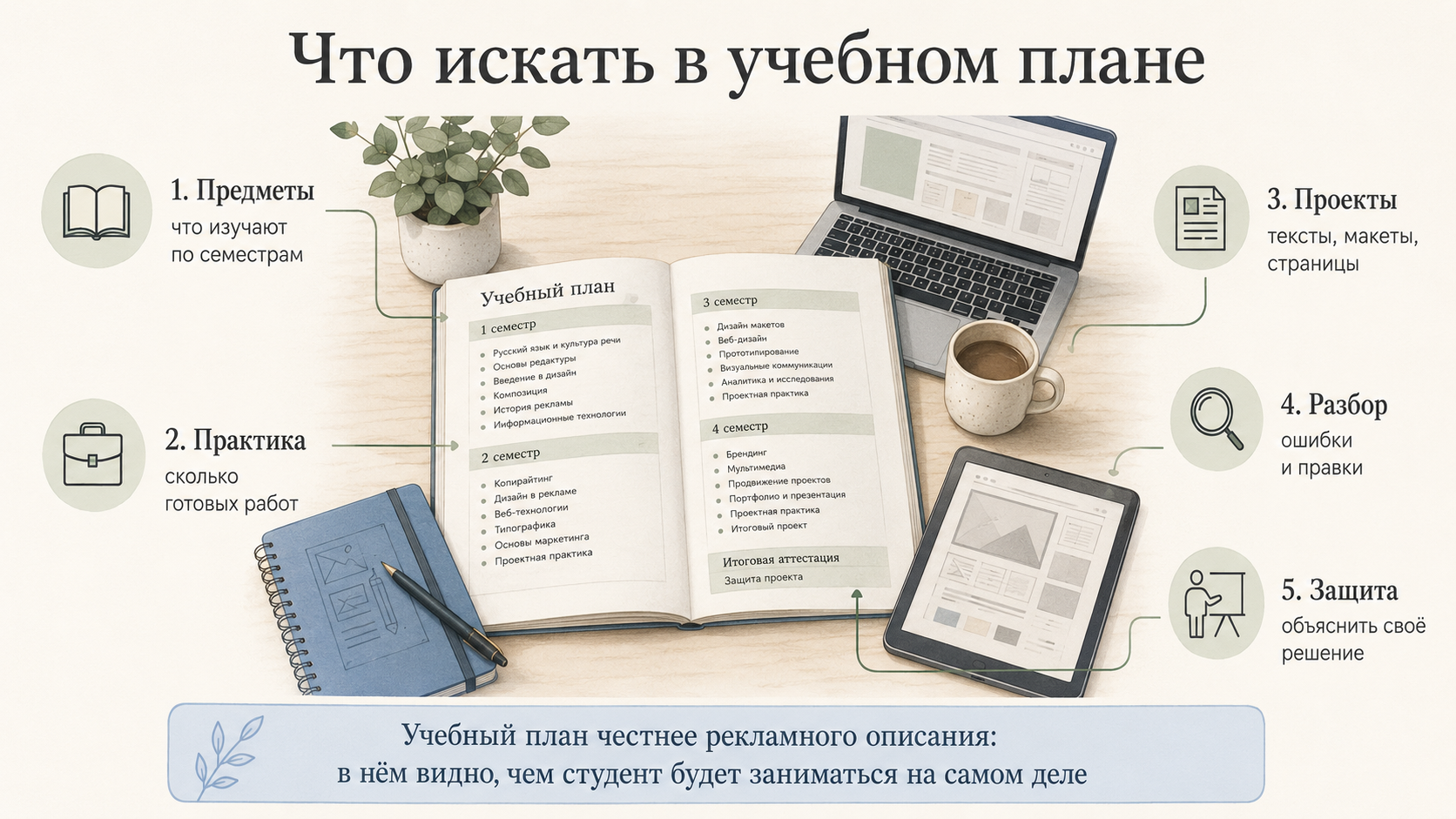 Как читать учебный план